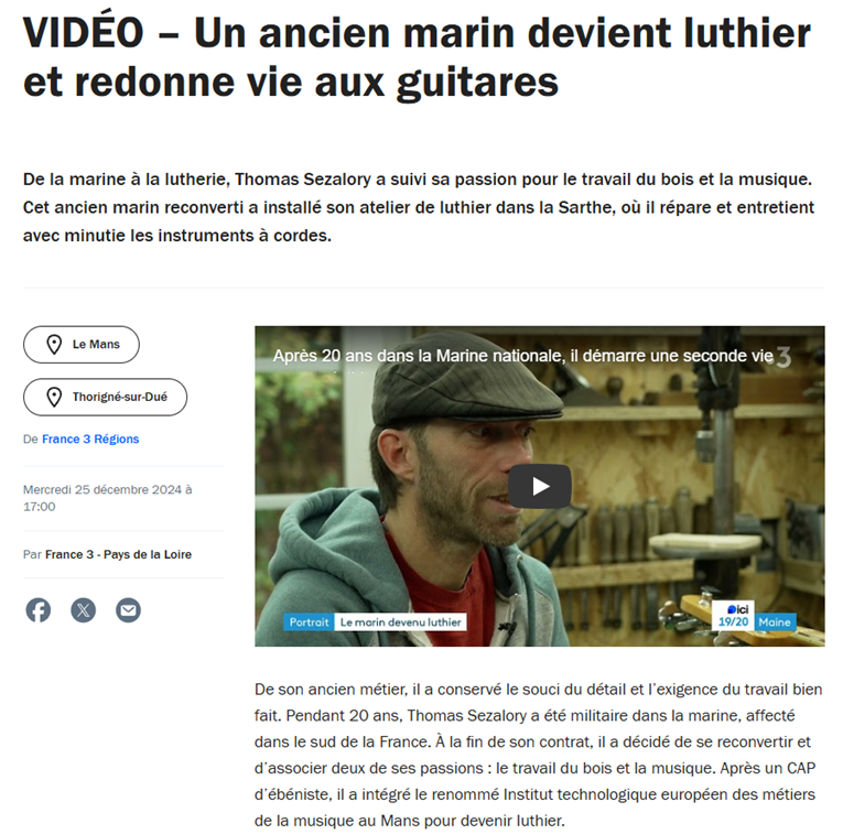 Reportage FR3 régions