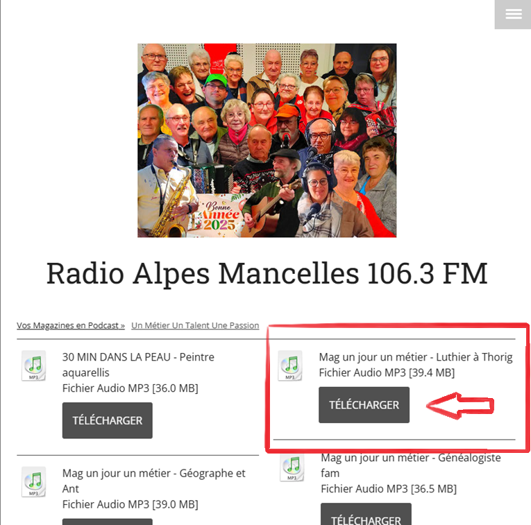 Emission Radio Alpes Mancelles